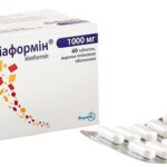 Диаформин таблетки, п/плен. обол. по 1000 мг №60 (10х6)