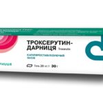 Троксерутин-Дарница гель 20 мг/г по 30 г в тубах