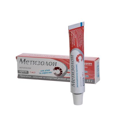 Метизолон крем д/наруж. прим. 1 мг/г по 15 г в тубах