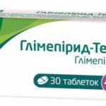 Глимепирид-Тева таблетки по 4 мг №30 (10х3)