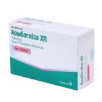 Комбоглиза XR таблетки, п/плен. обол. по 5 мг/1000 мг №28 (7х4)