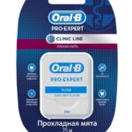 Зубная нить Oral-B Pro-Expert Clinic Line Прохладная мята, 25 м
