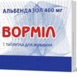 Вормил таблетки д/жев. по 400 мг №1