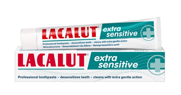 Зубная паста Lacalut Extra Sensitive, 75 мл