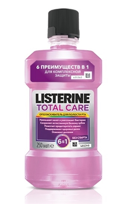 Ополаскиватель для полости рта Listerine Total Care, 250 мл