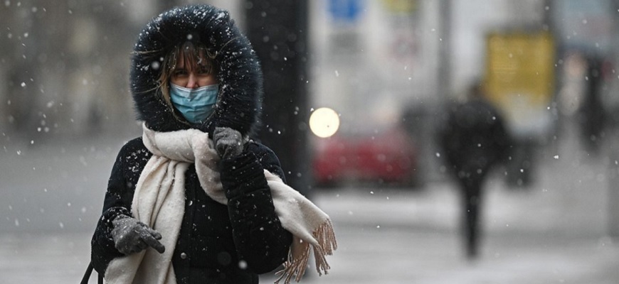 Иммунолог высказал мнение, о вреде ношения масок на улице в мороз