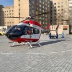 Впервые во Львове задействовали вертолет для доставки тяжелобольного пациента (ФОТО)