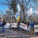 В Киеве проходит акция протеста “антивакцинаторов”